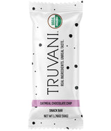 Truvani Plant Based Snack Bars | Oatmeal Chocolate Chip 1 Pack | 6g Protein | USDA Organic and Vegan | The Only Bar | Dairy, Soy, and Gluten Free |
