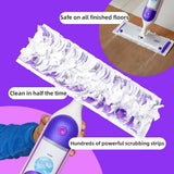 Disposable Mopping Pads Refills for PowerMop Multi-Surface Mop and PowerMop Wood Mop, Spray Clean Pads Replacement (Purple-30)
