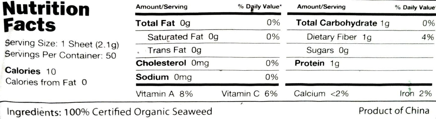 Raw Organic Nori Sheets 100 qty + Nut Milk Bag - COMBO - Certified Vegan, Raw, Kosher Sushi Wrap Papers - Premium Unheated, Un Cooked, untoasted