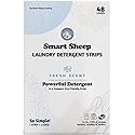 Smart Sheep Laundry Strips - 48 Loads - Detergent Strips for Sensitive Skin - Eco Friendly & Plastic Free - Perfect for Home, Travel & Camping - Fresh