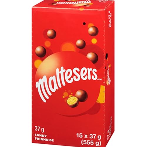 Mars Maltesers Milk Chocolate Candy, 15-Pack, 37g/1.3oz