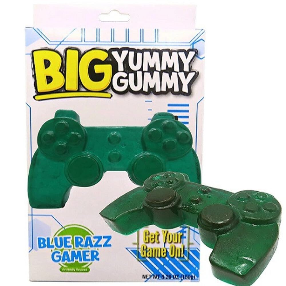 The Foreign Candy Company, Inc. Gummy Game Controller Candy, Individually Wrapped Huge Gummies, Video Games Funny Day Gift for Gamers, 5.9 Ounces