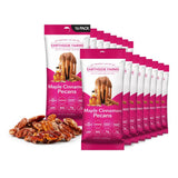 Earthside Farms Maple Cinnamon Pecans Snack Packs, No Sugar Added Keto Friendly Nuts, Vegan Gluten Free Non GMO Plant Protein Treat, 1oz Individual