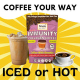 Made by Nature Immunity Collagen Protein Coffee | 30 Servings | Colombian Coffee | 10g Protein | Collagen Peptides | Skin, Joint, Muscle Support |