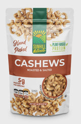 Sunhill Naturals Cashews Roasted Lightly Salted | Dry Roasted & Salted Cashews | Deluxe Nuts for Healthy Snacking | Protein Snacks for Adults |