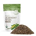 Halo Naturals Organic Agrimony Herb Cut & Sifted, 4 Ounces (Agrimonia eupatoria) USDA Certified | Resealable Pouch| Packaged in The USA