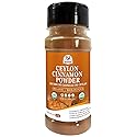 52USA Organic Ceylon Cinnamon Powder, 2 Ounce, True Cinnamon Farmed in Sri Lanka, Non-GMO, Gluten-Free, Perfect for Baking, Cooking and Beverages