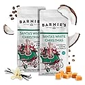 Barnie's Coffee Santa's White Christmas Decaf Ground Coffee with Coconut Sweet Caramel and Warm Vanilla Flavors, Medium Roasted Arabica Beans, 12 oz
