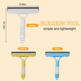 Pro 3 in 1 Window Cleaning Scraper, with 2 Replaceable Cleaning Cotton Strips 3 in 1 Spray Squeegee, Window Squeegee, Suitable for Cleaning Bathroom