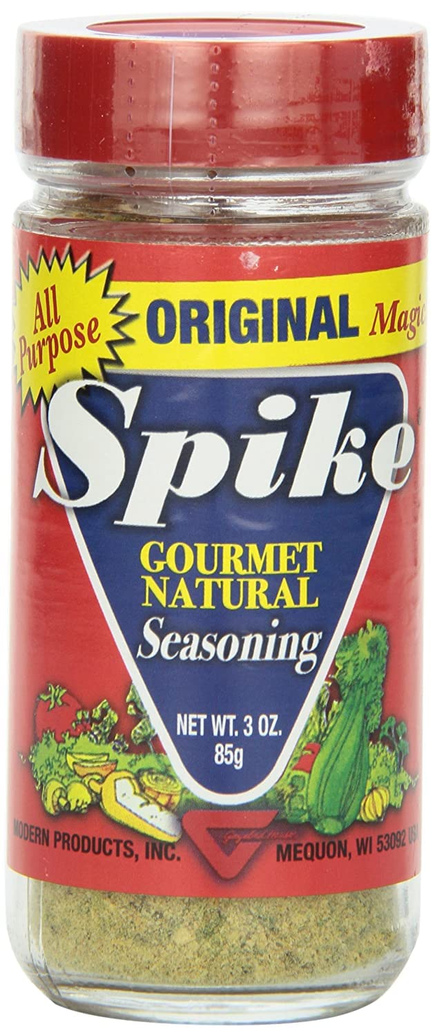 Spike Original All-Purpose Seasoning, All Natural, Low Sodium, No Sugar, No MSG, Zero Calories, Vegan (6 Pack - 3 Oz Each)