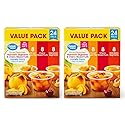 Great Value Fruit Cup Variety Pack, Diced Peaches, Mandarin Segments & Cherry Mixed Fruits in Fruit Juice, 4 oz, 24 Count (Pack of 2)