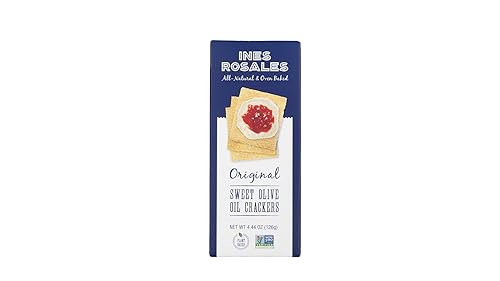 Ines Rosales Original Olive Oil Crackers 4.44 Oz