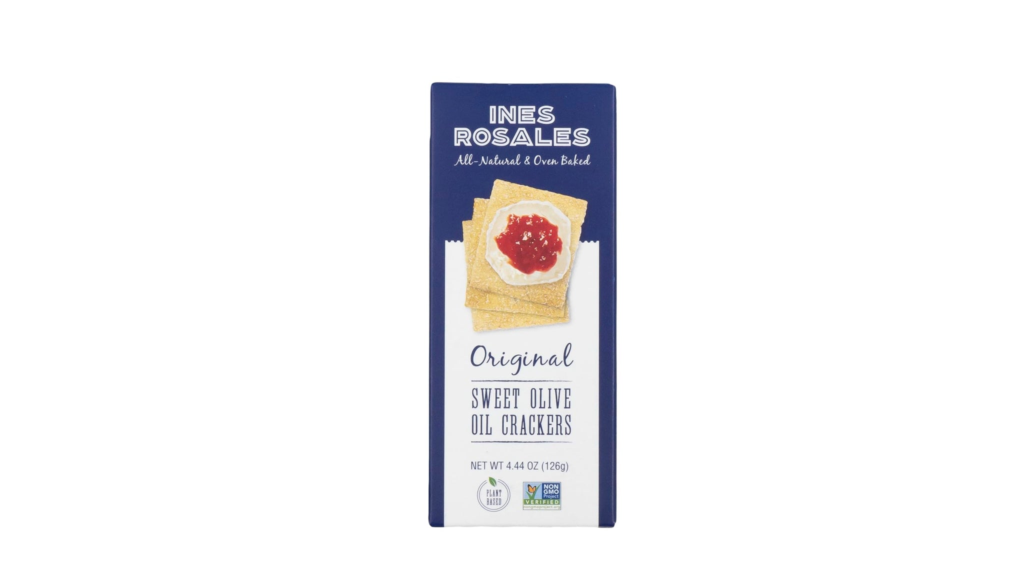 Ines Rosales Original Olive Oil Crackers 4.44 Oz