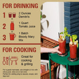 Demitri's Bloody Mary Seasoning Classic Recipe - Bloody Mary Mix - Concentrated Drink Mixer - Bold Rich Flavor - Perfect for Home Brunch Parties