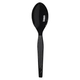 Dixie Individually Wrapped 5.6" Medium-Weight Polystyrene Plastic Teaspoon by GP PRO (Georgia-Pacific), Black, TM5W540, 540 Count (90 Spoons Per Box