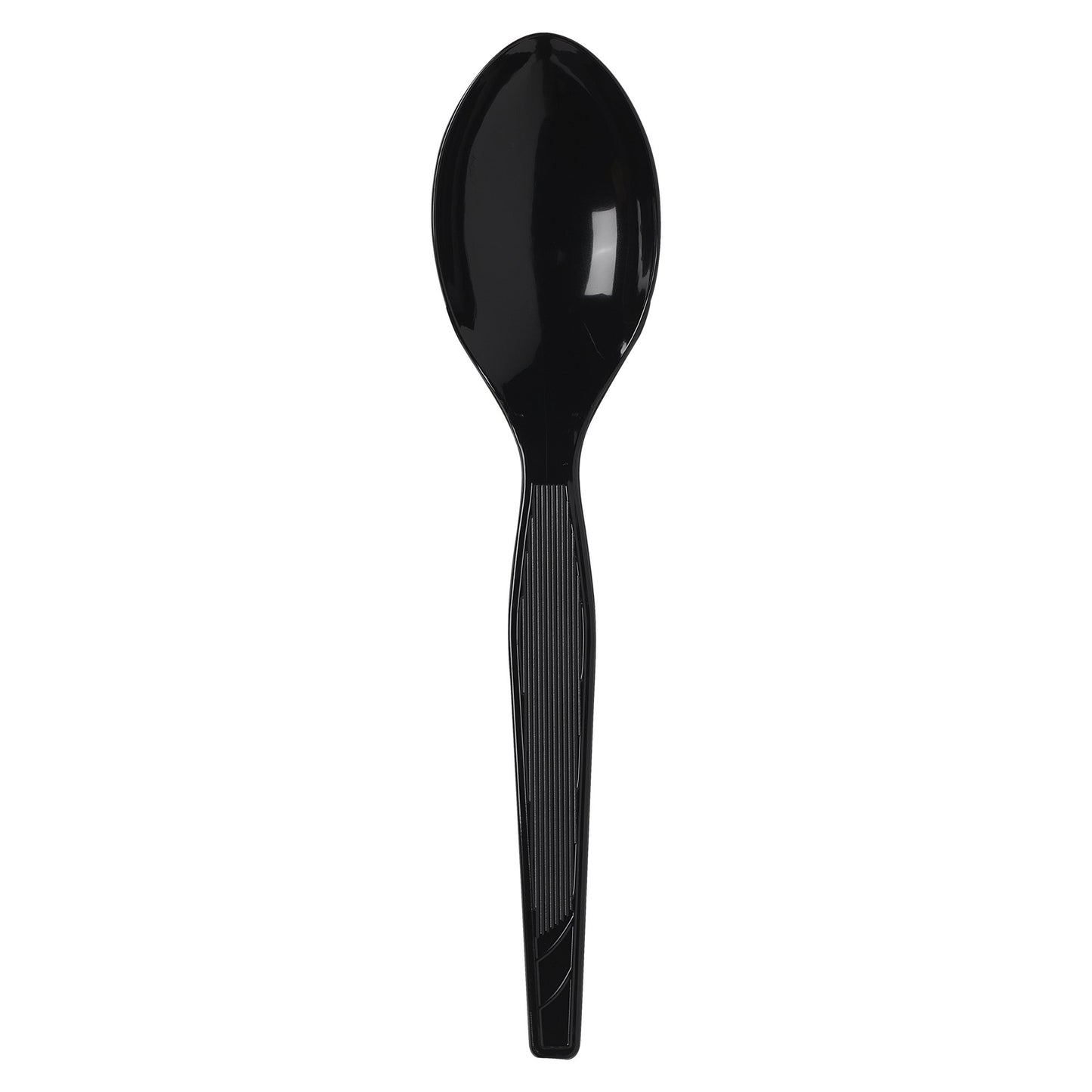 Dixie Individually Wrapped 5.6" Medium-Weight Polystyrene Plastic Teaspoon by GP PRO (Georgia-Pacific), Black, TM5W540, 540 Count (90 Spoons Per Box
