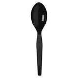 Dixie Individually Wrapped 5.6" Medium-Weight Polystyrene Plastic Teaspoon by GP PRO (Georgia-Pacific), Black, TM5W540, 540 Count (90 Spoons Per Box