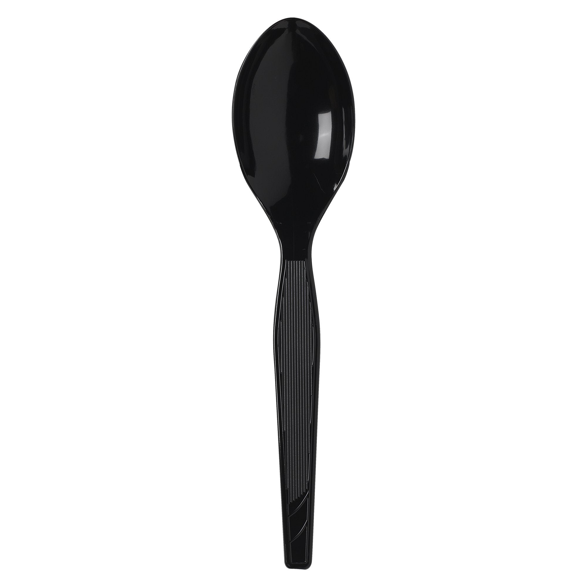 Dixie Individually Wrapped 5.6" Medium-Weight Polystyrene Plastic Teaspoon by GP PRO (Georgia-Pacific), Black, TM5W540, 540 Count (90 Spoons Per Box