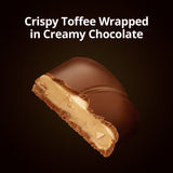 Bulk English Toffee Chocolate Candy Bars (Approx 55 Pieces, 1 Pound) - Crunchy Toffee Covered in Rich Milk Chocolate, Perfect Mini Bars for Parties