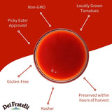 Dei Fratelli Vegetable 100% Juice, Not from Concentrate, 46oz (6 pack)