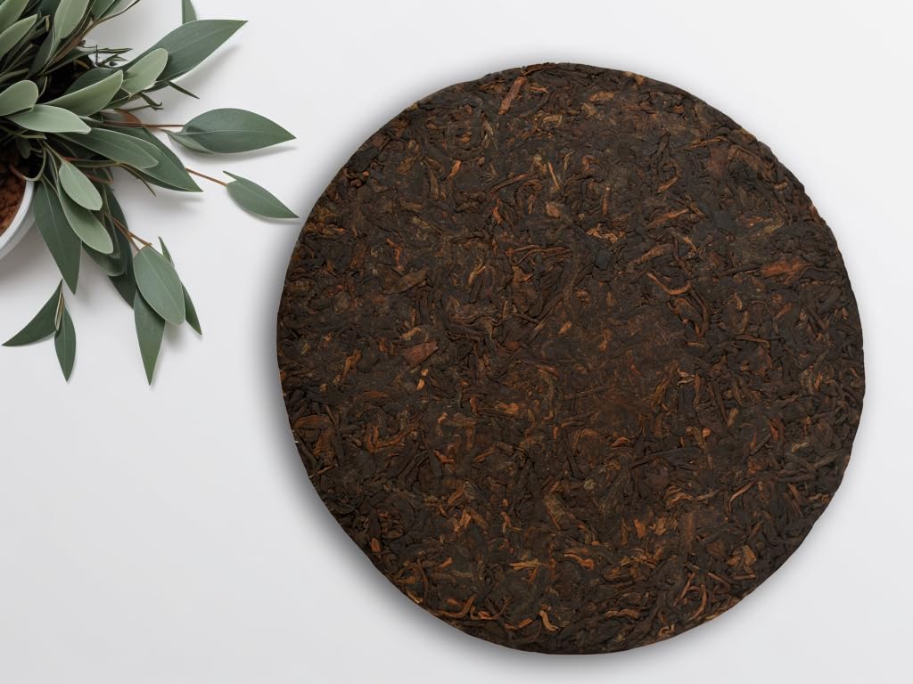 Golden Sip 2020 Ripe Puer Chinese Tea Old Tree 357g