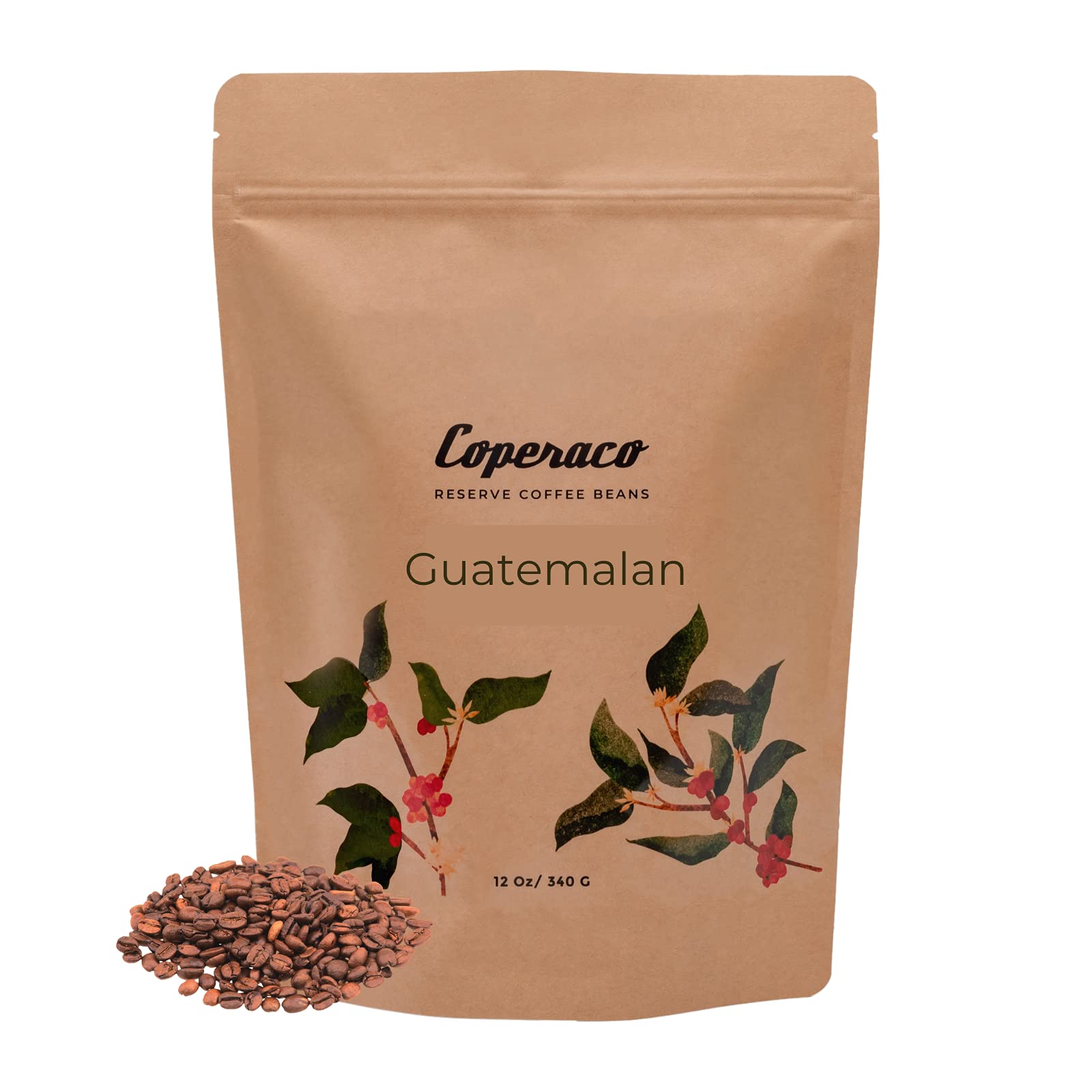 Coperaco, Volcanica Guatemala, Whole Bean Coffee, Light Roast, Chocolate - Caramel - Orange notes, Volcanic/High Altitude Soil, Fresh Roasted