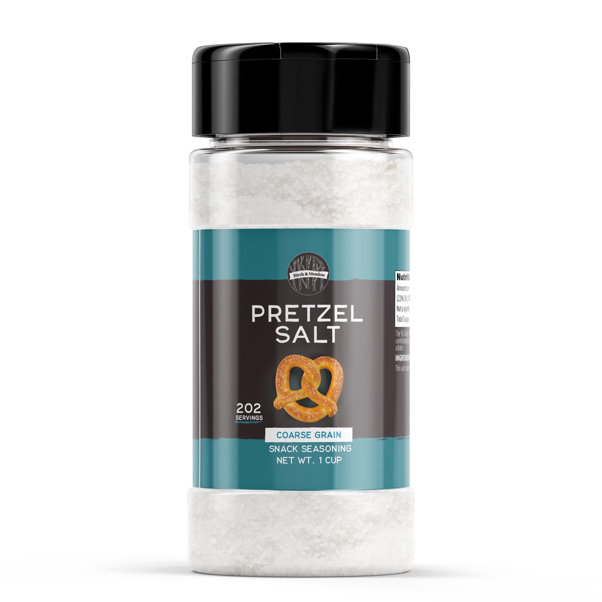 Birch & Meadow 1 Cup of Pretzel Salt, Coarse, Heat Resistant (9.28 Ounce)