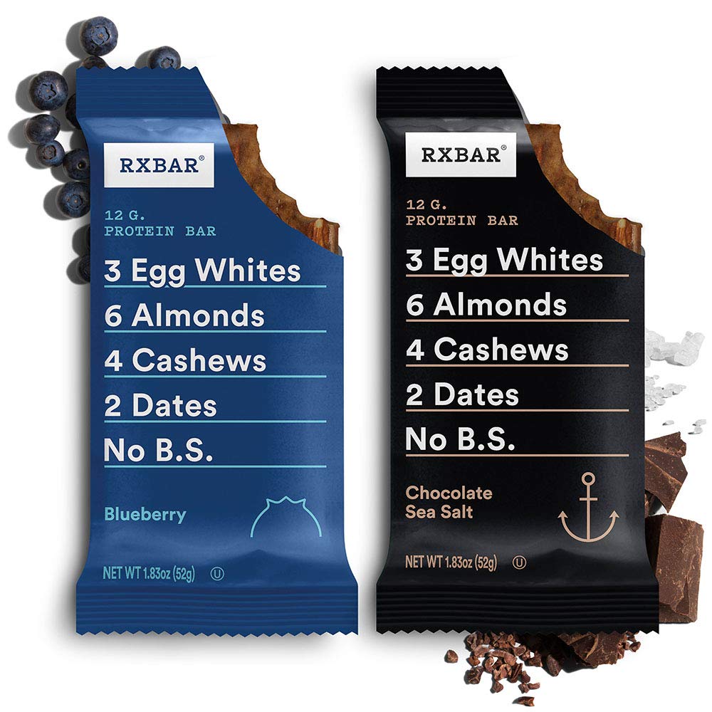RXBAR Protein Bar, Variety Pack, 2 Flavors (24 Bars)