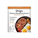 Amylu Foods Chicken Sausage Breakfast Patties, Breakfast Time, Natural Ingredients, 16g of Protein, GAP Chicken Raised with No Antibiotics, Fully