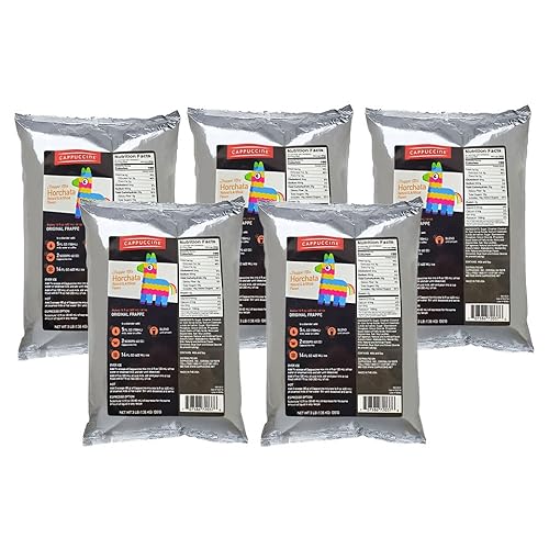 Cappuccine Ice Coffee Frappe Mix - Case of 5 Bags (Horchata)
