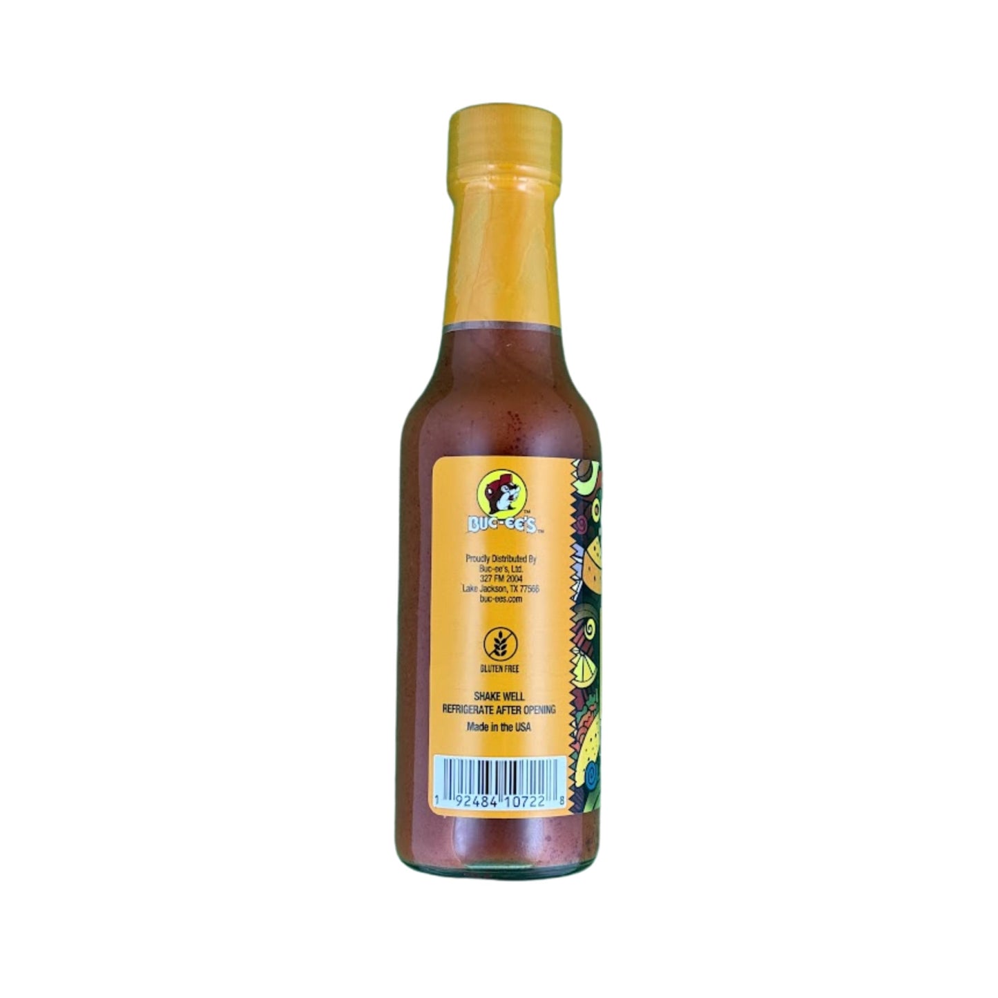 Buc-ee’s Hot Cheddar Hot Sauce - Bold & Creamy Cheddar with Spicy Cayenne Kick, Gluten Free, 5 oz Bottle