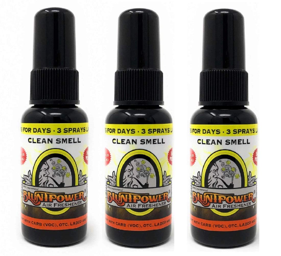 BLUNTPOWER 1oz 100% Concentrated Oil Based Air Fresheners Clean Smell (3)