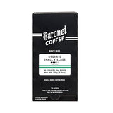 Baronet Coffee Pods [Organic Fair Trade Small Village-54 Pods] Single Cup Use, Like Senseo [3 Boxes of 18 Single Serve 10 Gram] Regular Strength, Med