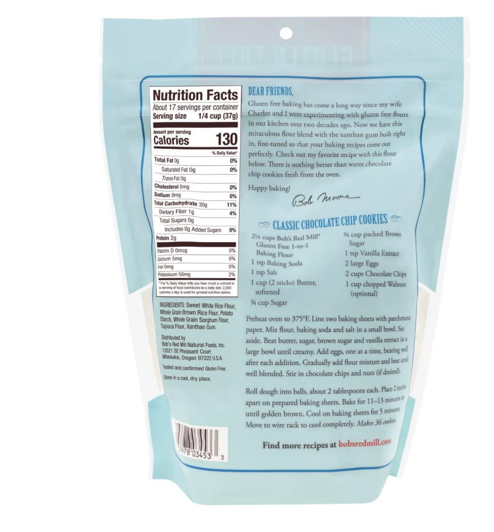 Bob's Red Mill GF 1 to 1 baking flour 96oz