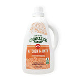 Charlie's Soap Kitchen & Bath Surface Cleaner Refill (75 fl oz) Eco-Friendly Spray & Wipe Multi-Purpose Cleaner Safe for Sensitive Skin (1 Pack)