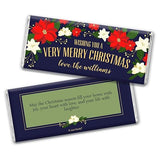 Christmas Candy Personalized Chocolate Bars (12 Count)