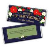Christmas Candy Personalized Chocolate Bars (12 Count)