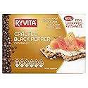 Ryvita Cracked Black Pepper Crispbread (200g) - Pack of 2