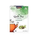 QuikTea Cardamom Tea Bags - 72 Count - Premium Assam Tea Paired with Warm and Soothing Cardamom Extracts. All Natural, Preservative Free - Easy