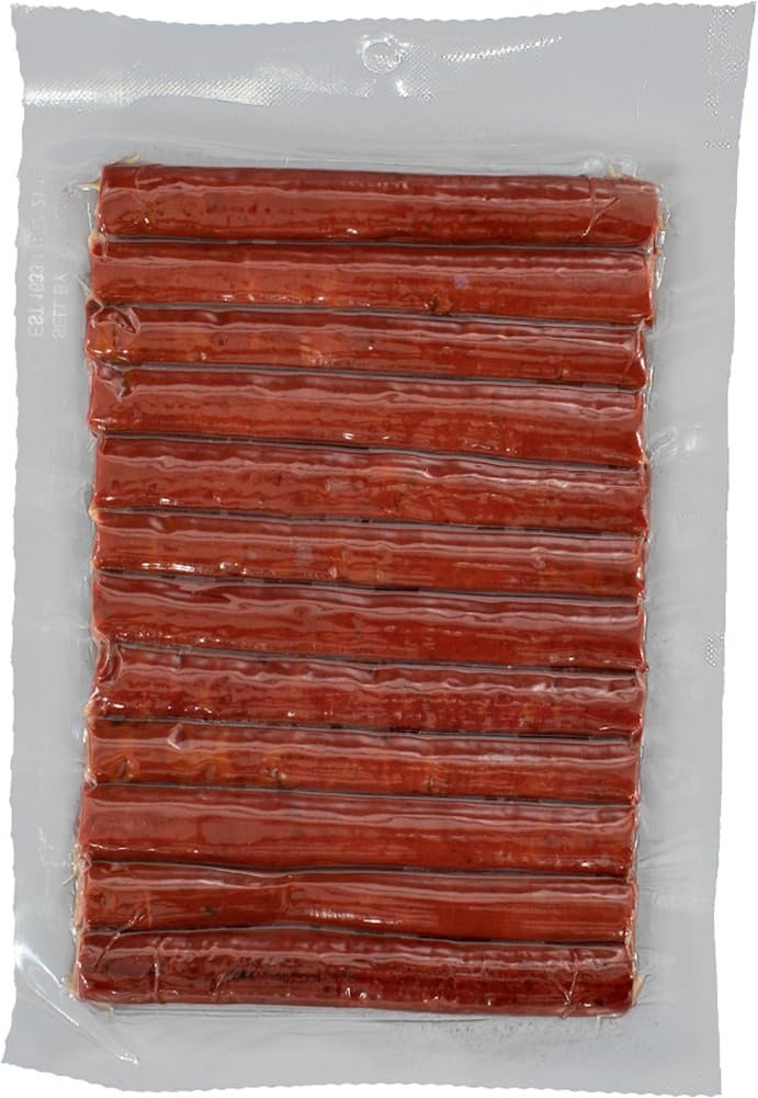Iowa Smokehouse Cheesy Jalapeno Beef Sticks Hardwood Hickory Smoked Meat Sticks 8.75 Ounce (12 Sticks)