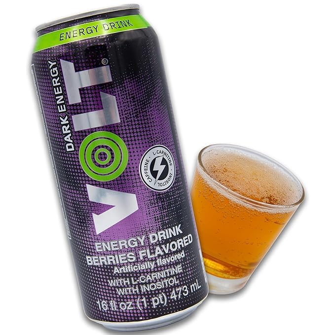 VOLT Dark Energy Drink (16 fl. oz. - 15pcs Case, Berries)