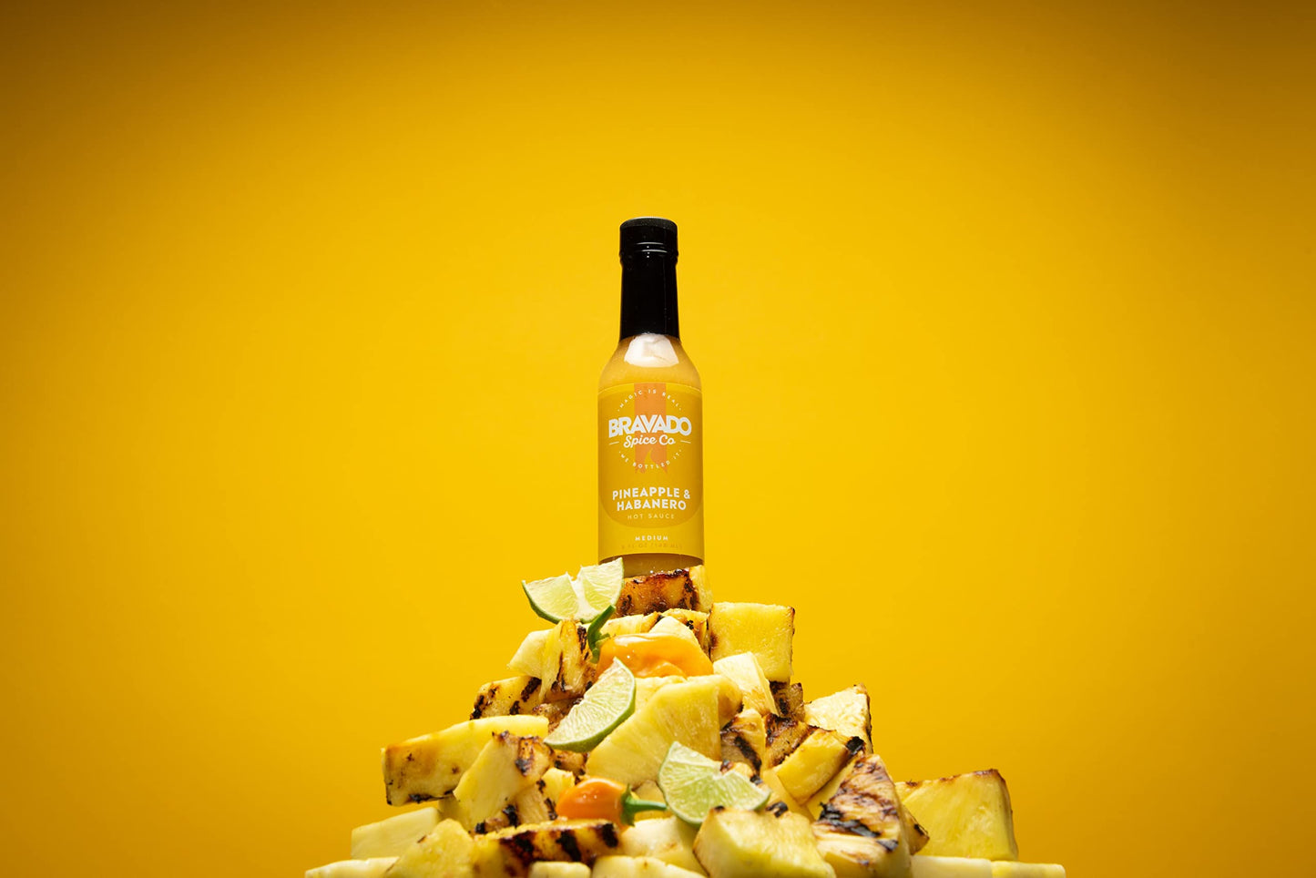 Four Pack Bundle By Bravado Spice FEATURED ON HOT ONES Gluten Free, Vegan, Low Carb, Paleo Hot Sauce All Natural 5 oz Hot Sauce Bottle Award Winning