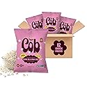 Cob Olive Oil & Pink Salt Popped Sorghum, 12-Pack (1 oz. bags) | Corn-Free Popcorn Alternative | Seed Oil Free | Non-GMO, Gluten-Free, Vegan & Kosher