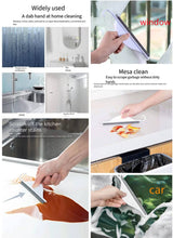 2Pcs Mini Squeegee with Hanging Hook, Bathroom Shower Mirror Squeegee for Tiles, Silicone Small Kitchen Countertop Sink Wiper Scrape Cleaner Tool