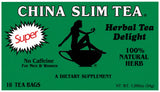 China Slim Tea Super Slim Dieter's Delight All Natural 18 Tea Bags (Pack of 1)
