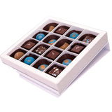 Dallmann Confections Vegan Chocolate Box - Gourmet Chocolates Truffles - Assorted Vegan Gift Set - Handcrafted With 5 Delicious Flavours - 16 Pieces