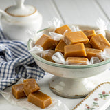 Caramels.com Sea Salt & Salted Caramel Candy | Soft Caramel Candy Individually Wrapped | Creamy Gourmet Carmel Candy Gift Box for Family, Holidays