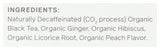 Allegro Tea, Organic Decaf Ginger Peach Black Tea Bags, 20 ct