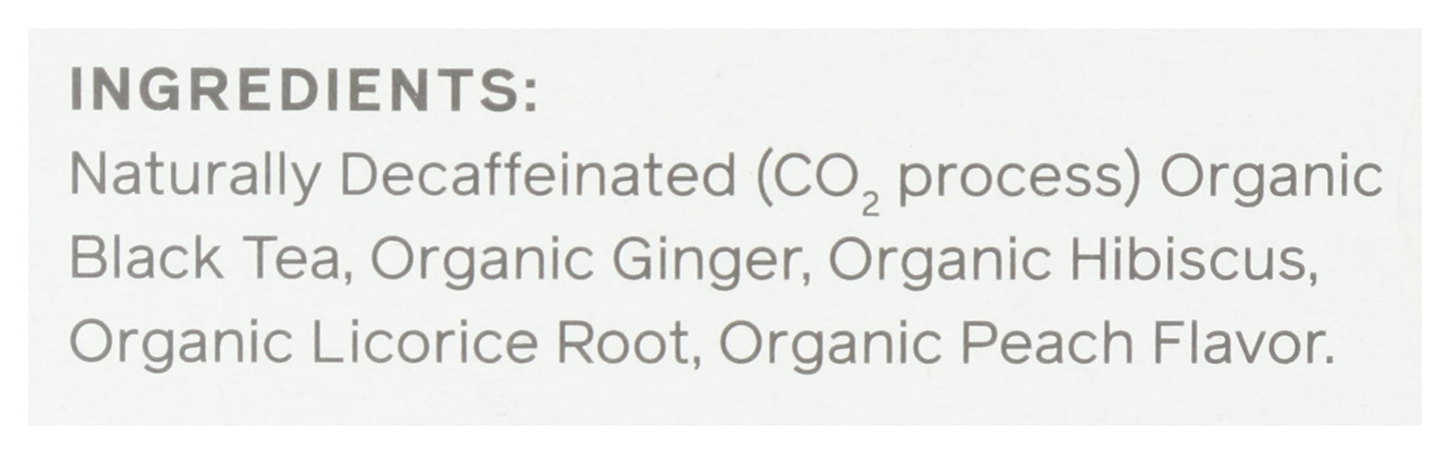 Allegro Tea, Organic Decaf Ginger Peach Black Tea Bags, 20 ct