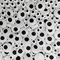 2 Bottles Candy Eyes Eyeballs Cake Cupcake Toppers Edible Eyes for Decorating, Two Size Mixed - Halloween, Christmas, Easter, and Edible Art Project